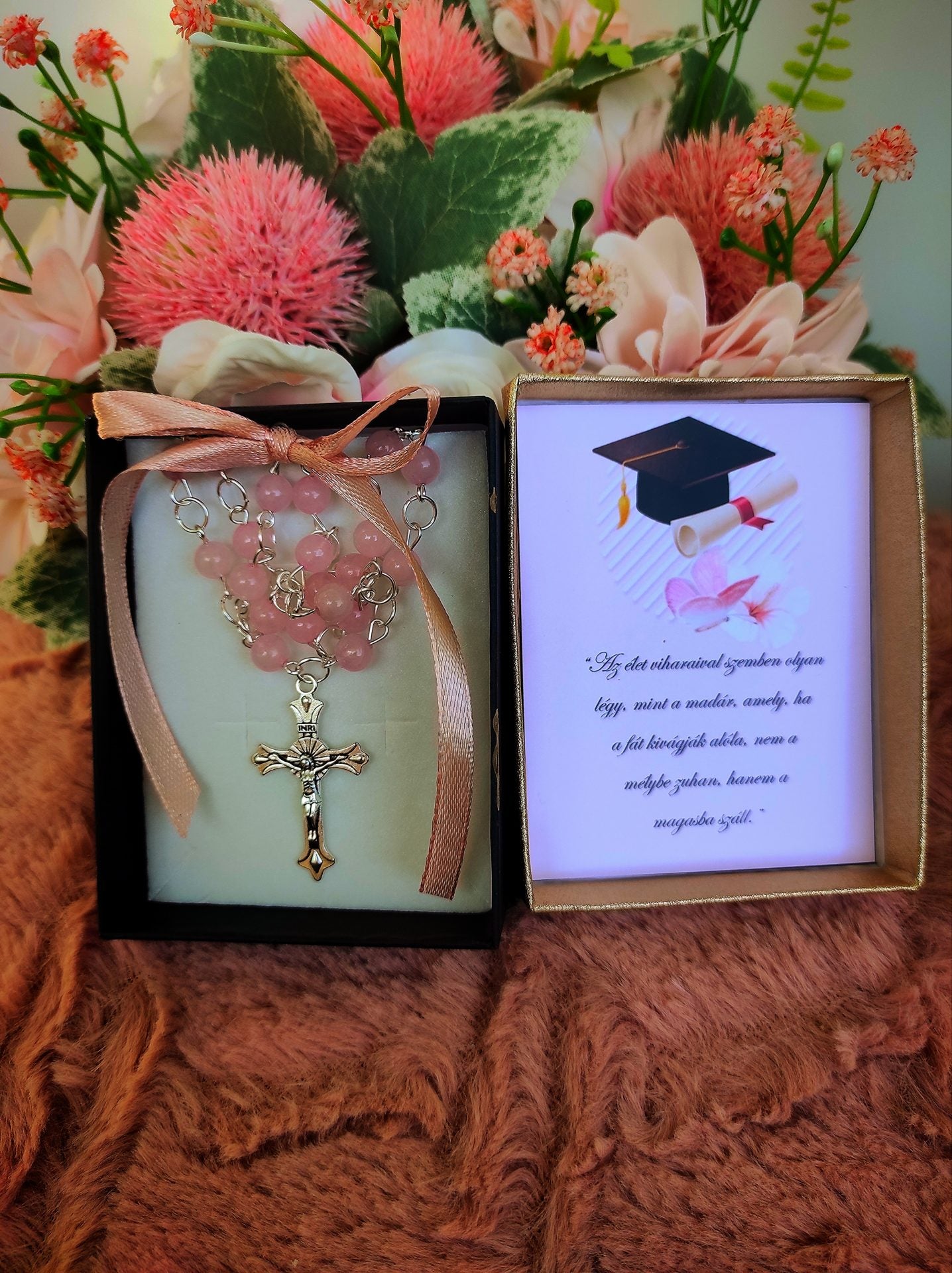 Ballagásra szerencse rózsafüzér II